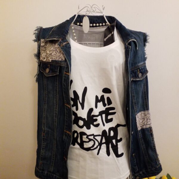 Maglietta FigaShop Milano - non mi dovete stressare - immagine 2