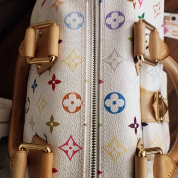 Louis Vuitton Speedy multicolor white - immagine 4