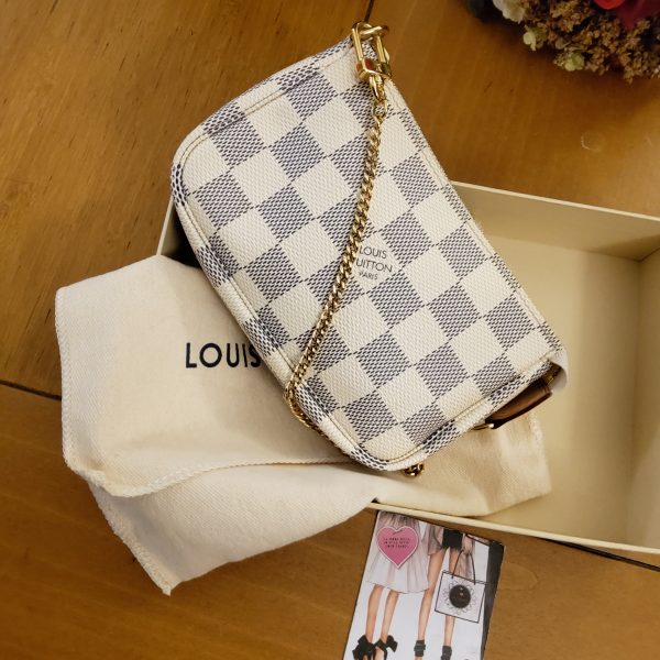 Lv pochette accessoires damier azur - immagine 6