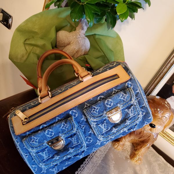 Lv Neo Speedy denim - immagine 13