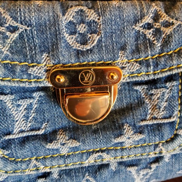 Lv Neo Speedy denim - immagine 5