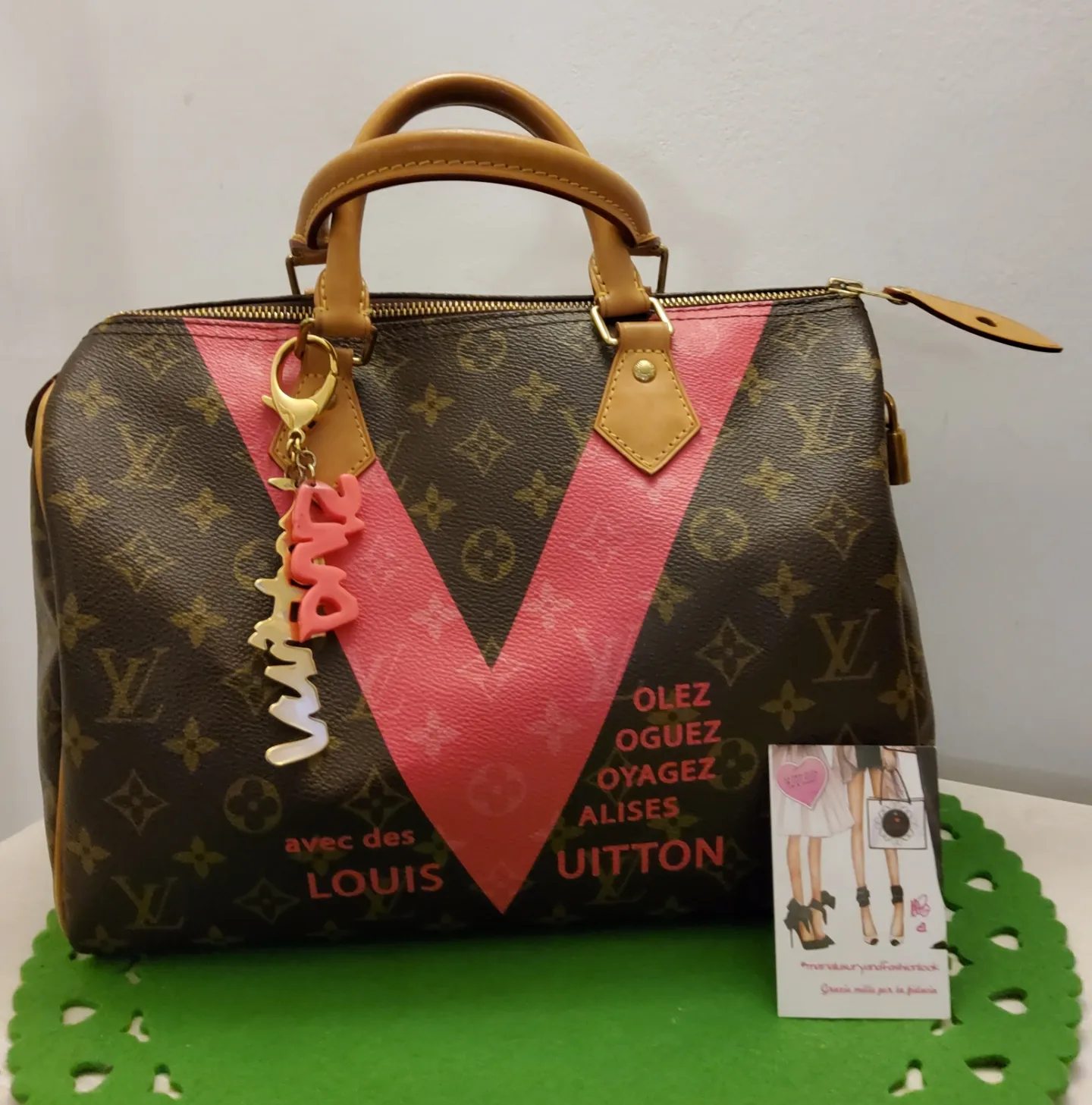 Louis Vuitton speedy V limited