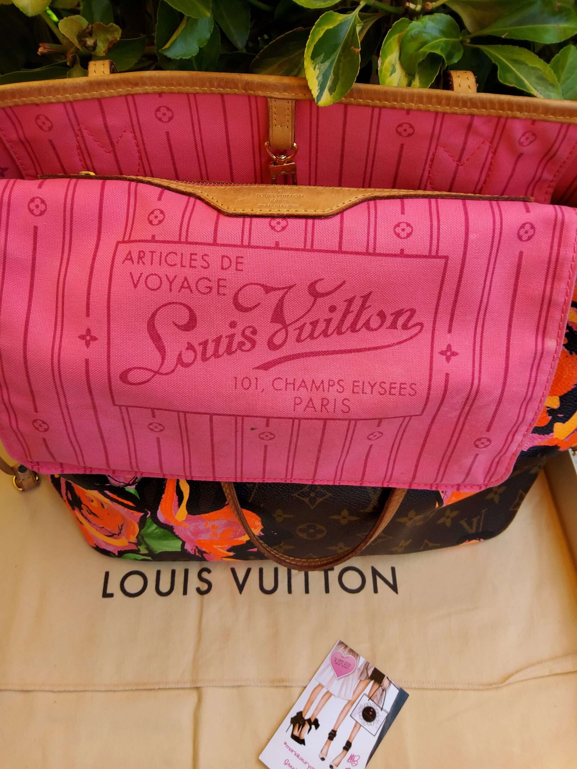 Louis Vuitton Neverfull Stephen Sprouse - immagine 6