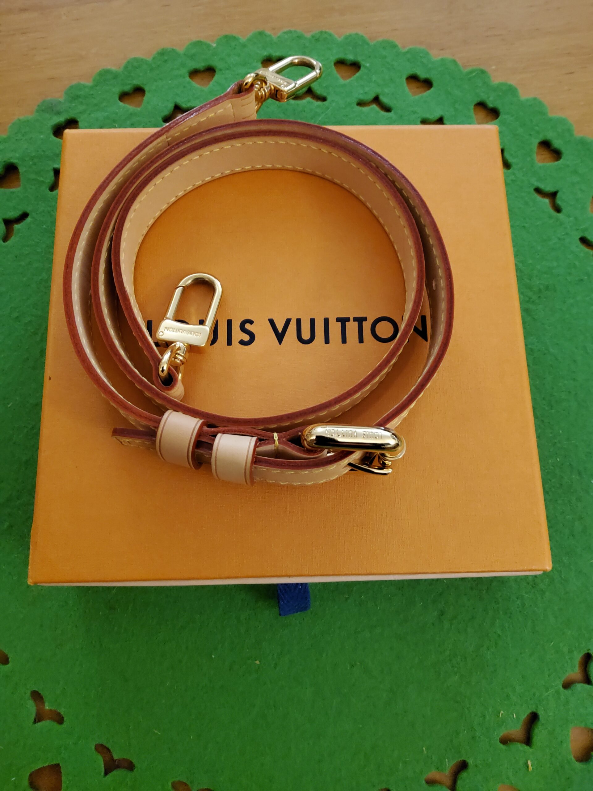 Tracolla Louis Vuitton in vacchetta - immagine 2
