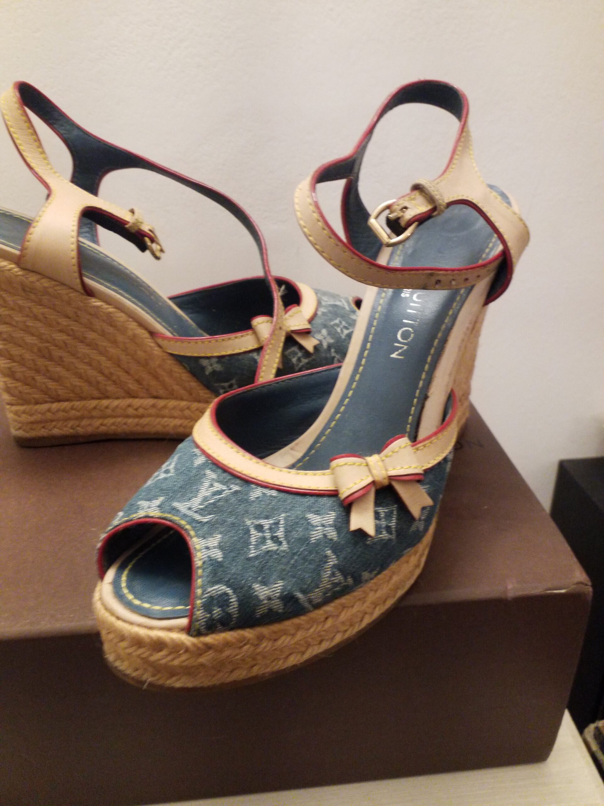 Louis Vuitton Zeppa Monogram in denim