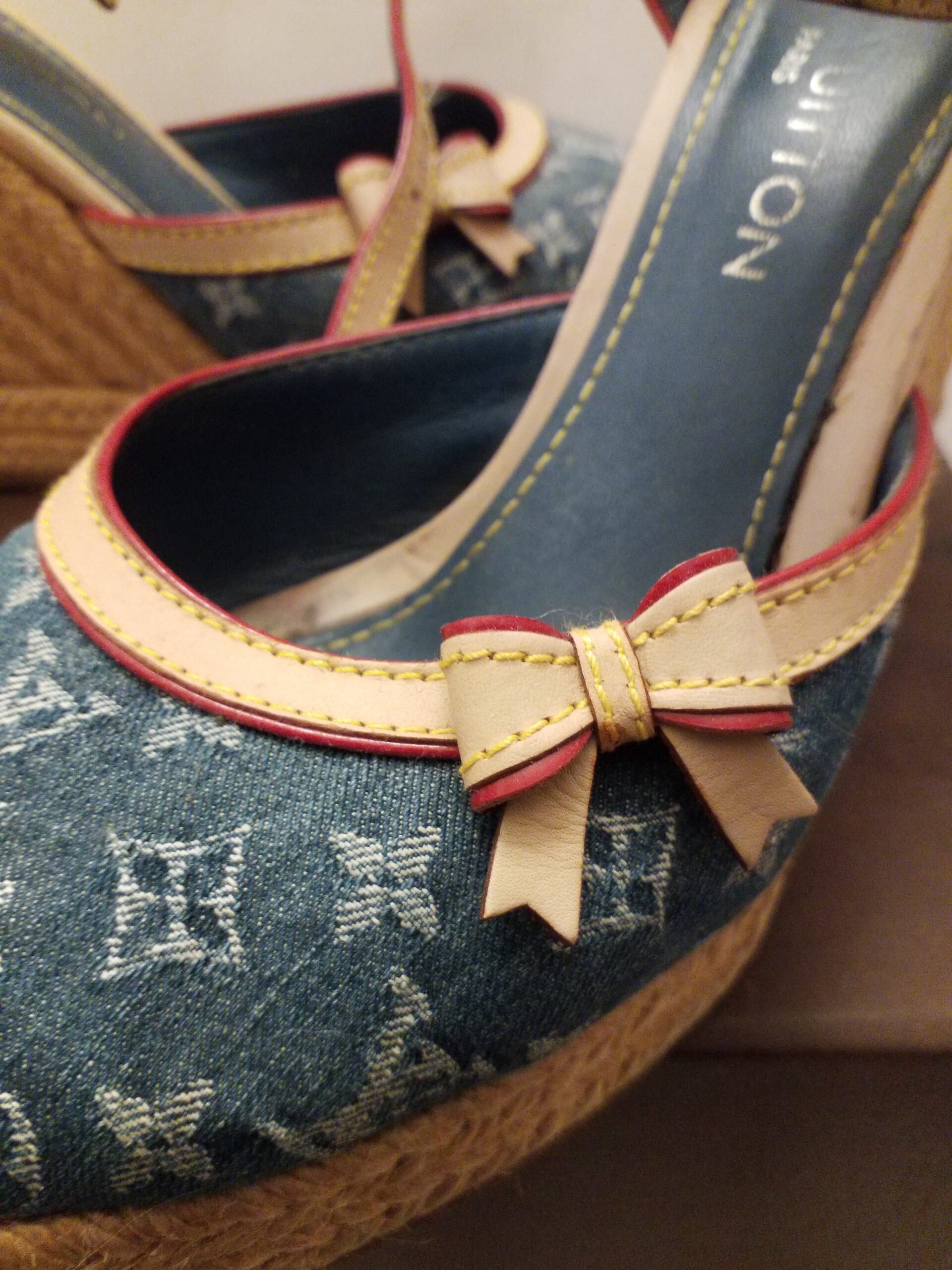 Louis Vuitton Zeppa Monogram in denim - immagine 3