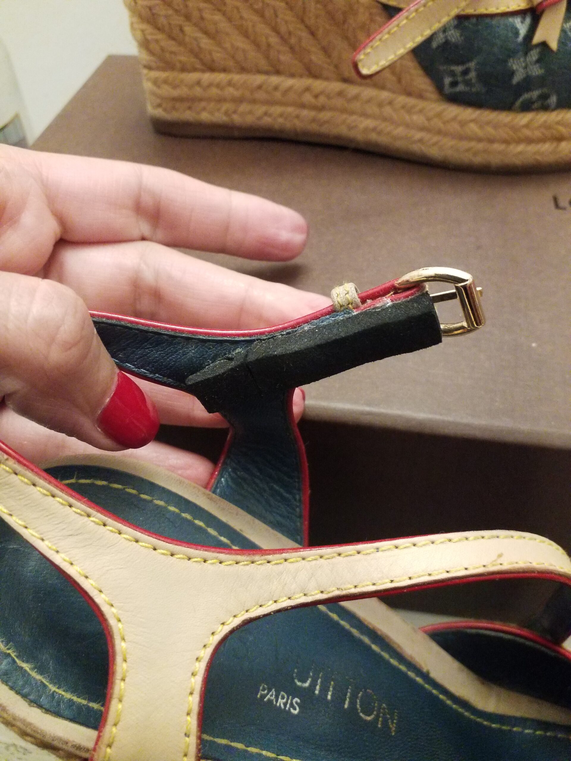 Louis Vuitton Zeppa Monogram in denim - immagine 13