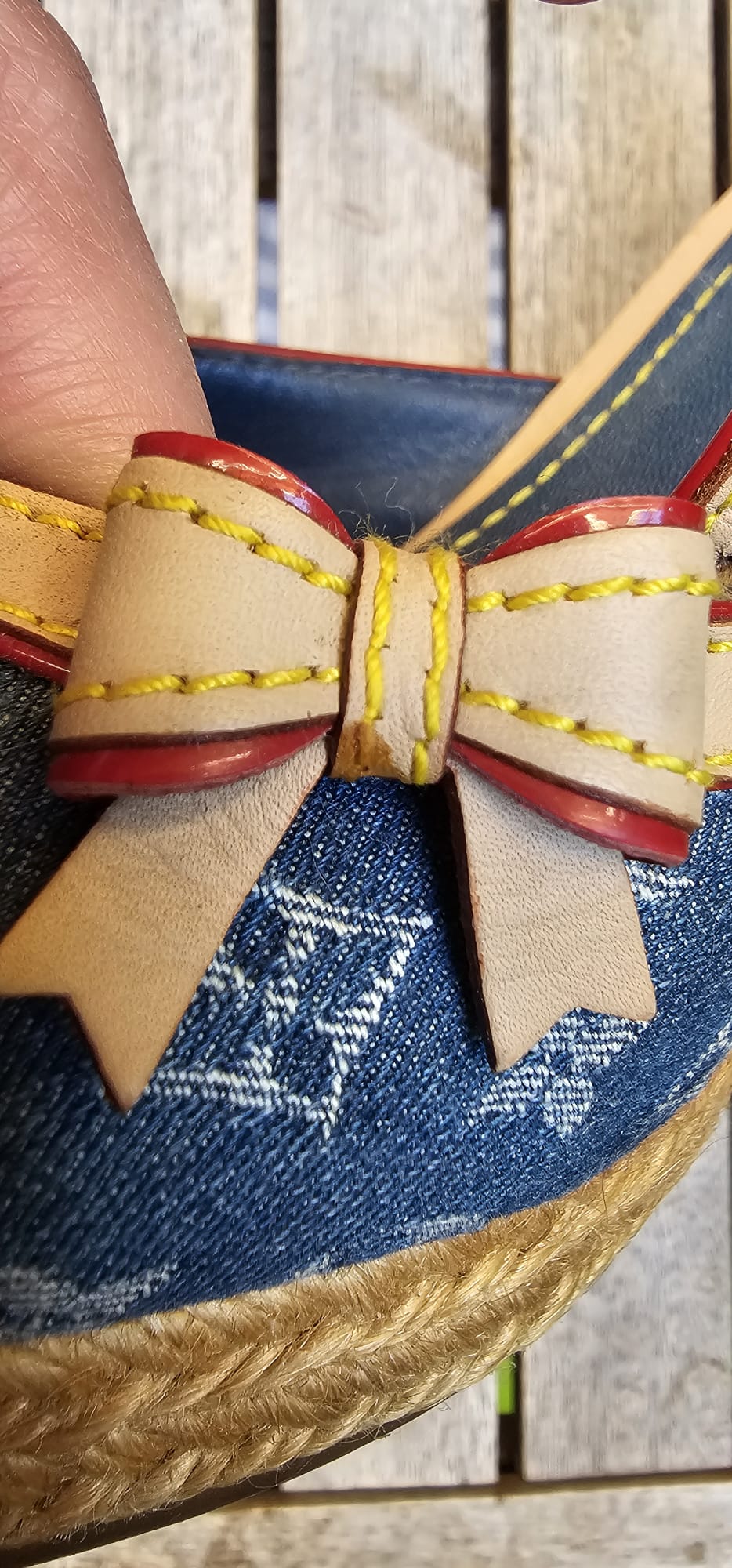 Louis Vuitton Zeppa Monogram in denim - immagine 11