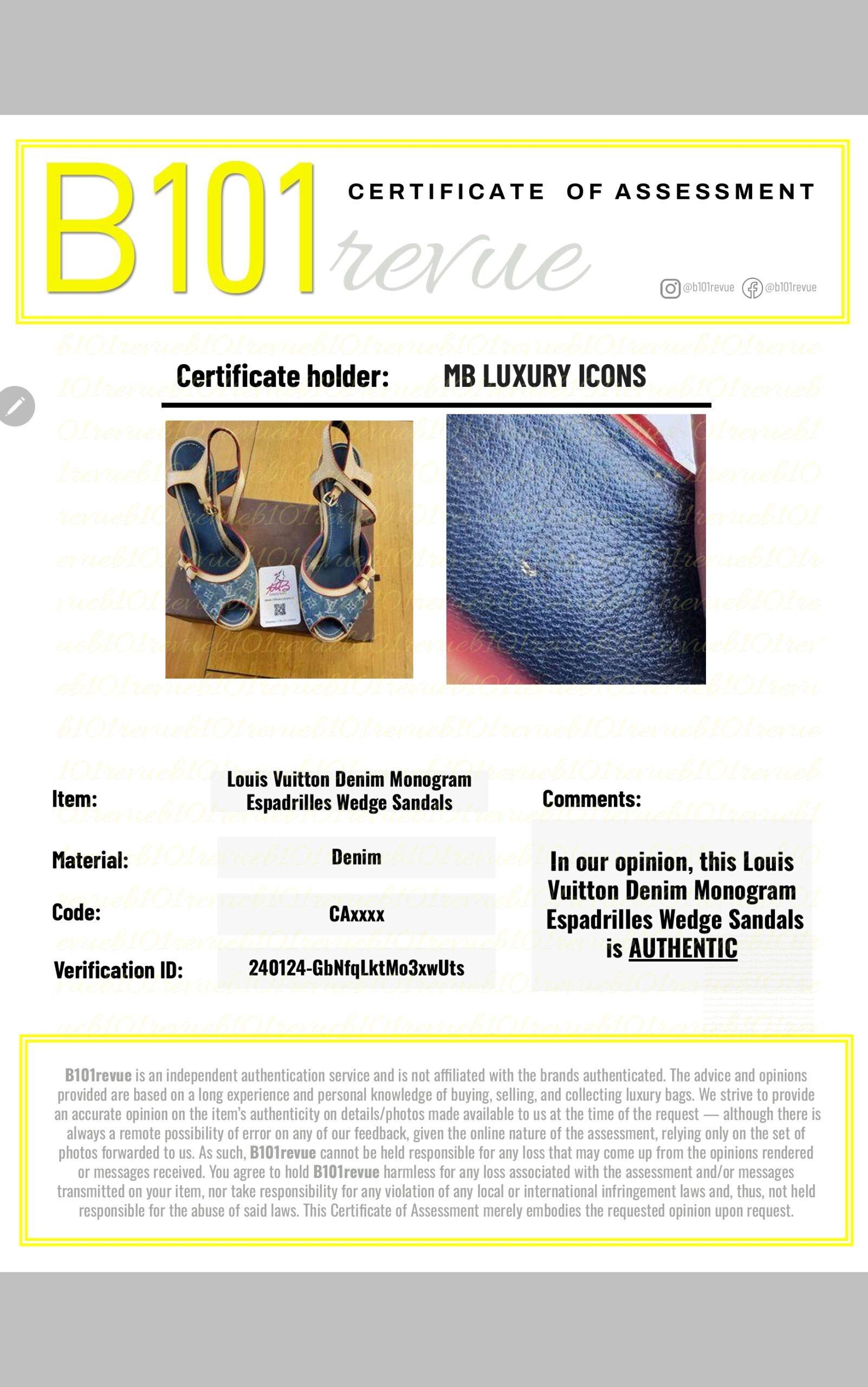 Louis Vuitton Zeppa Monogram in denim - immagine 15