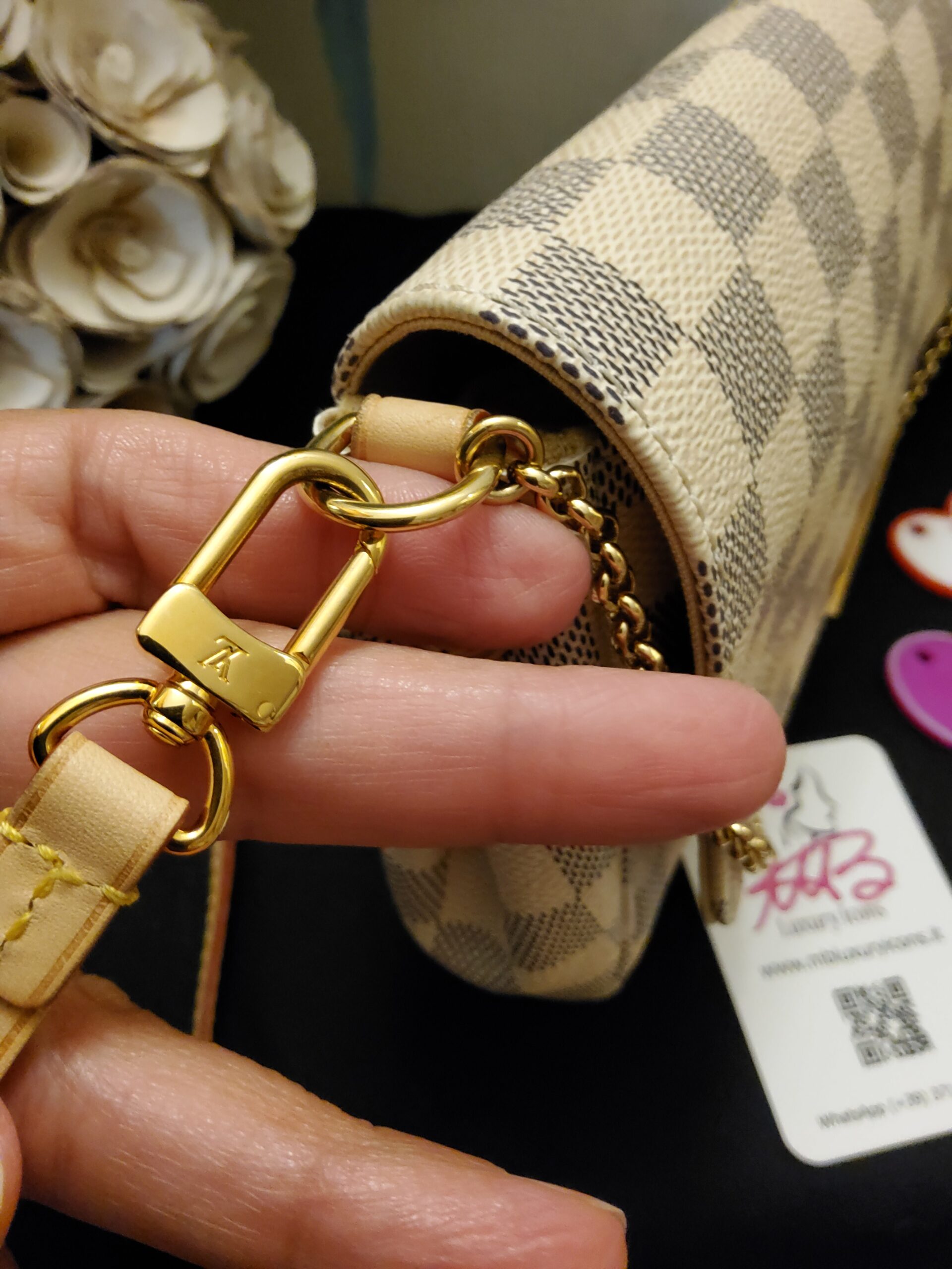 Louis Vuitton Favorite MM damier azur - immagine 6