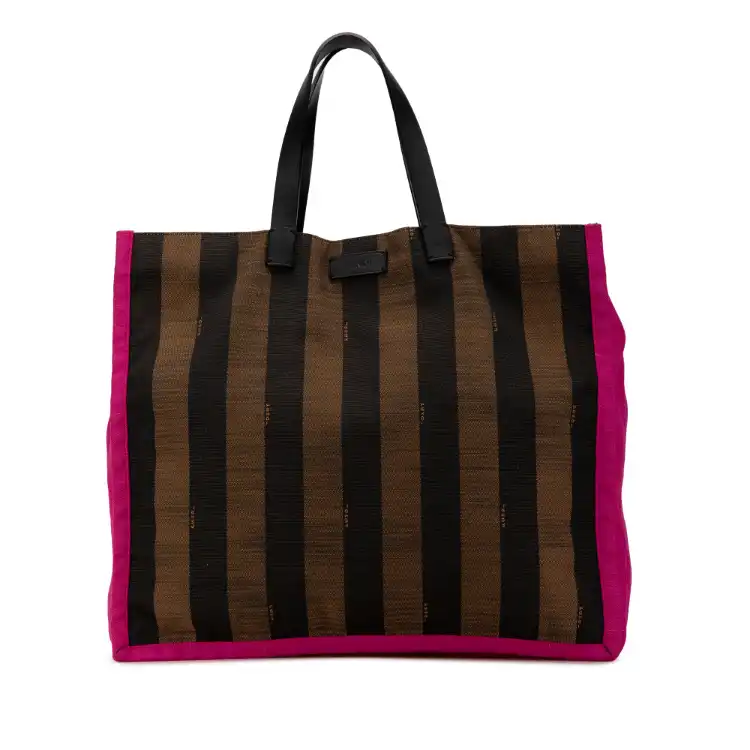 Fendi Pequin Canvas Tote - immagine 3