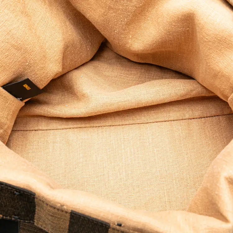 Fendi Pequin Canvas Tote - immagine 5